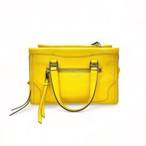 Marc Jacobs Yellow Leather Tote Crossbody Bag - Boho | Coastal Cowgirl | Chic